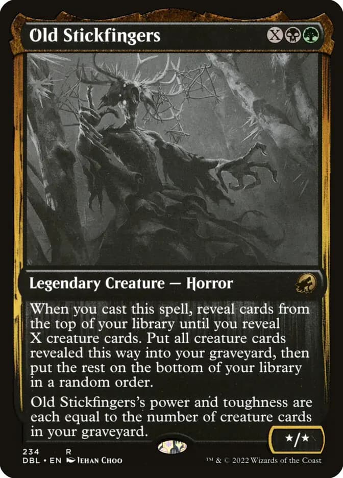 Card image of Old Stickfingers