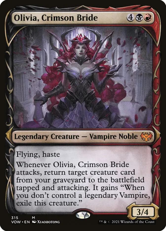 Card image of Olivia, Crimson Bride