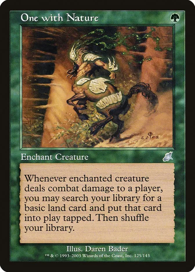 Card image of One with Nature