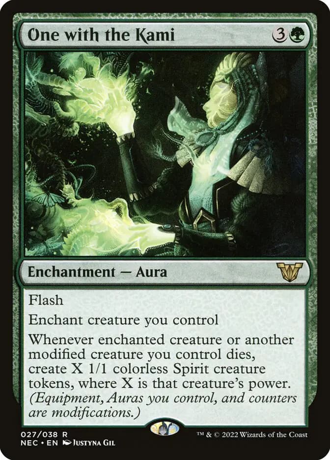 Card image of One with the Kami