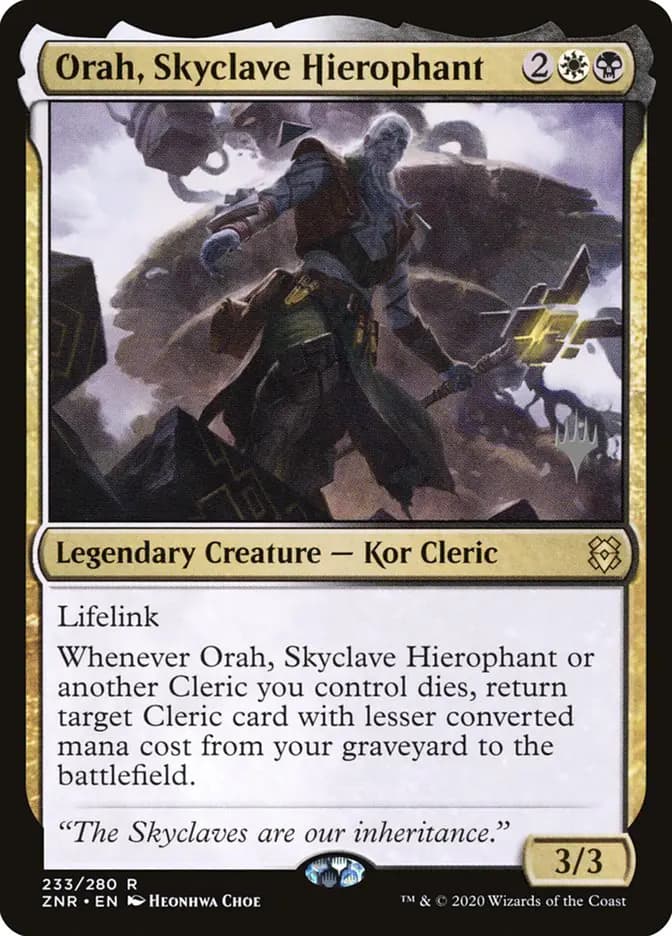 Card image of Orah, Skyclave Hierophant