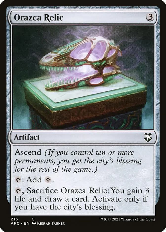 Card image of Orazca Relic