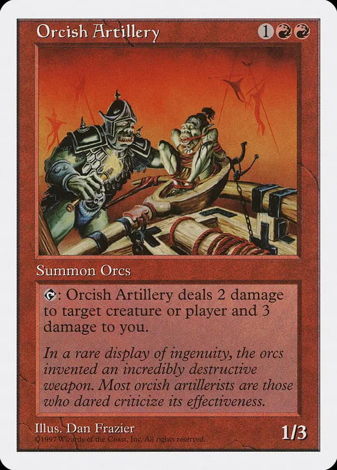 Card image of Orcish Artillery