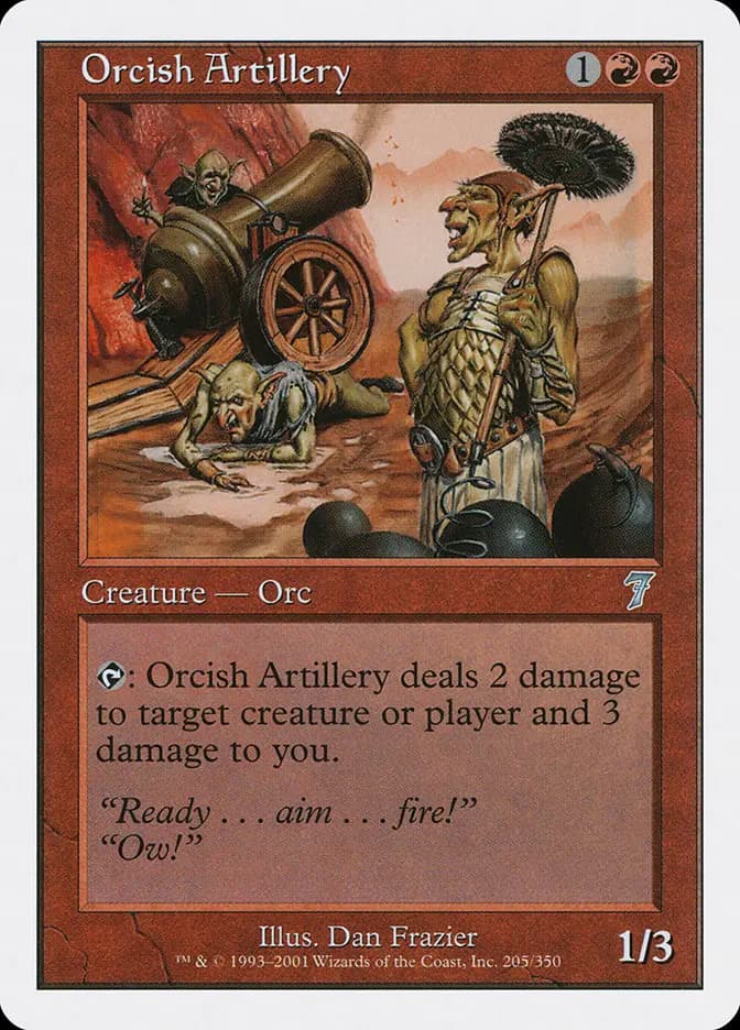 Card image of Orcish Artillery