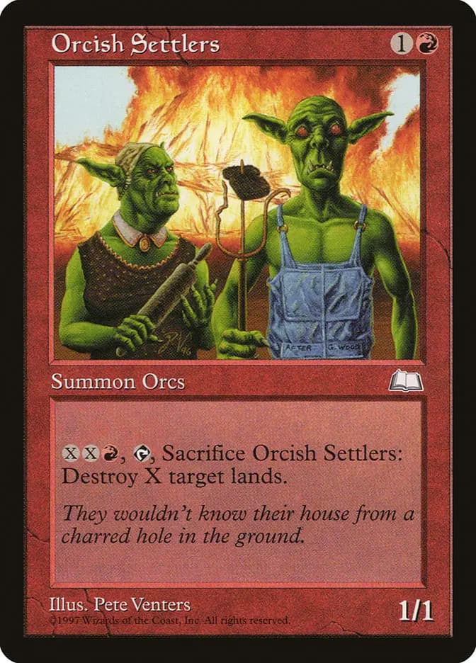 Card image of Orcish Settlers