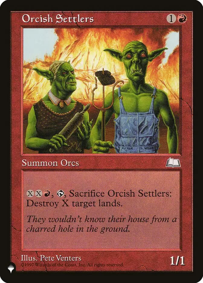 Card image of Orcish Settlers