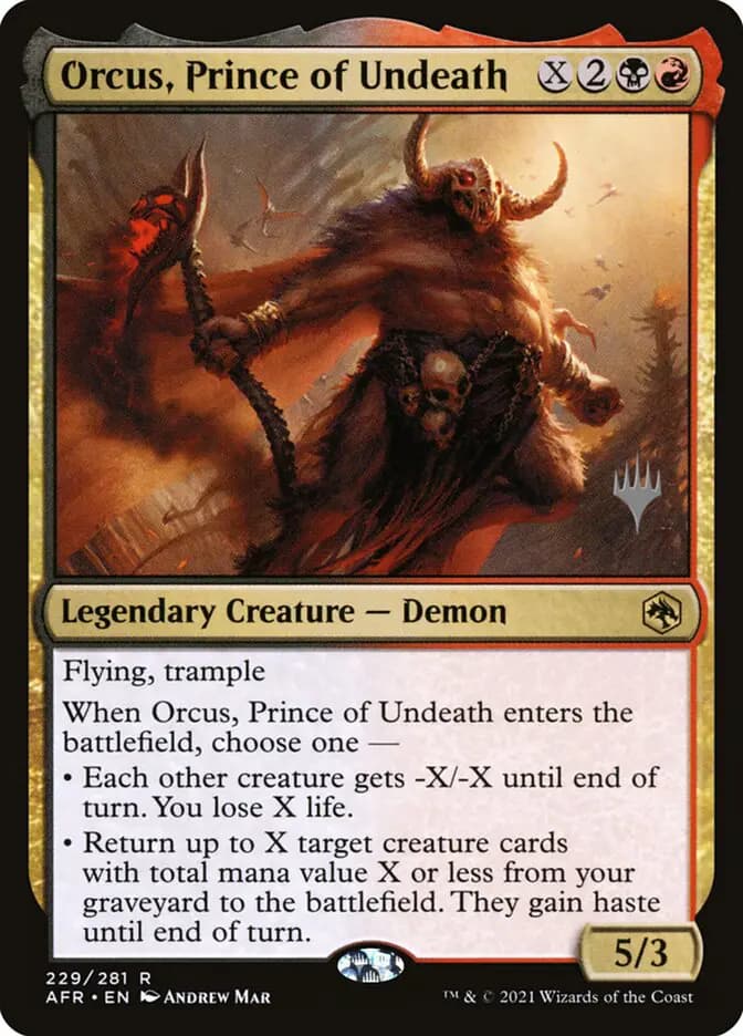 Card image of Orcus, Prince of Undeath