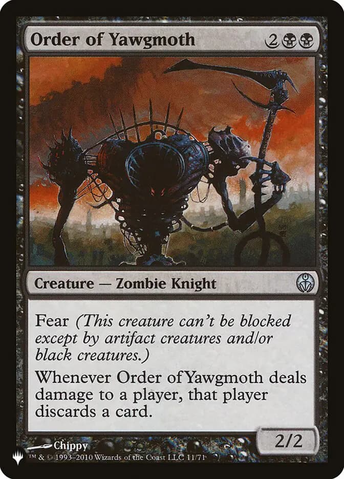 Card image of Order of Yawgmoth