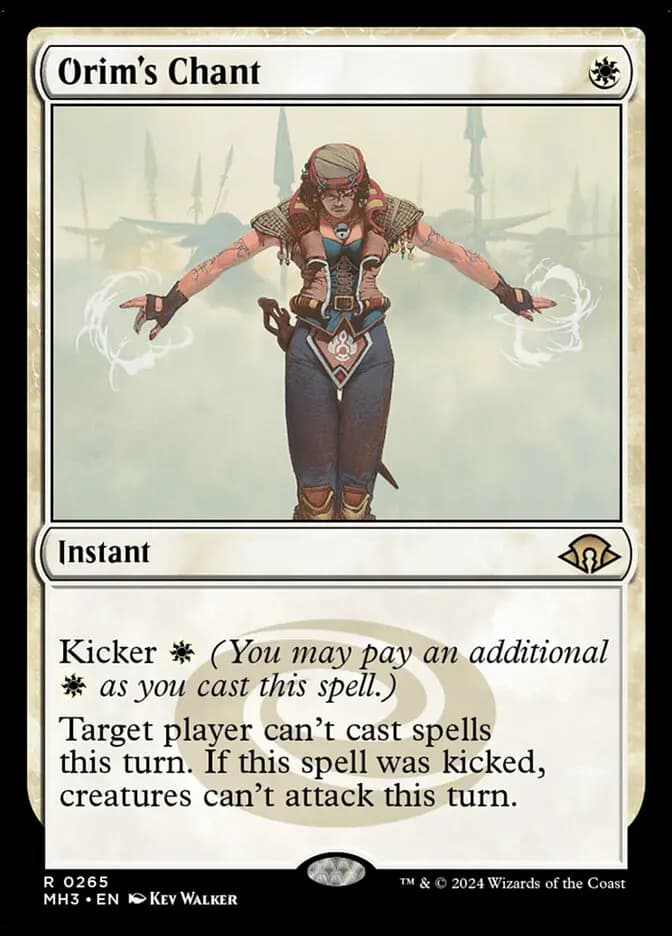 Card image of Orim's Chant