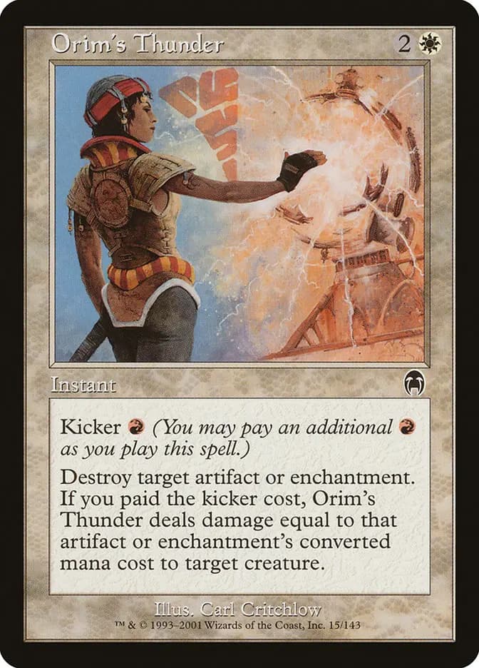 Card image of Orim's Thunder