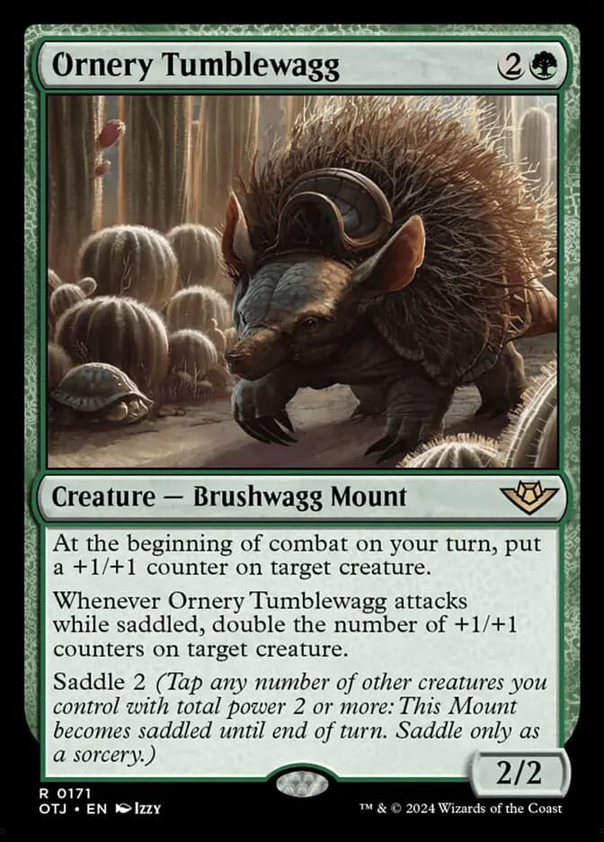 Card image of Ornery Tumblewagg