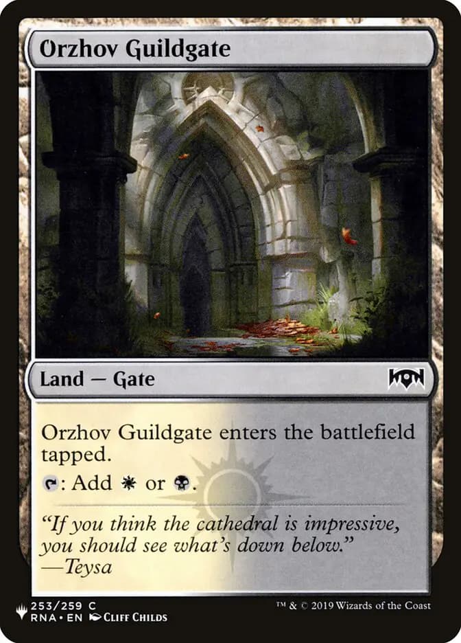 Card image of Orzhov Guildgate