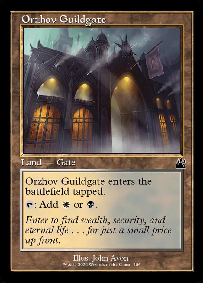 Card image of Orzhov Guildgate