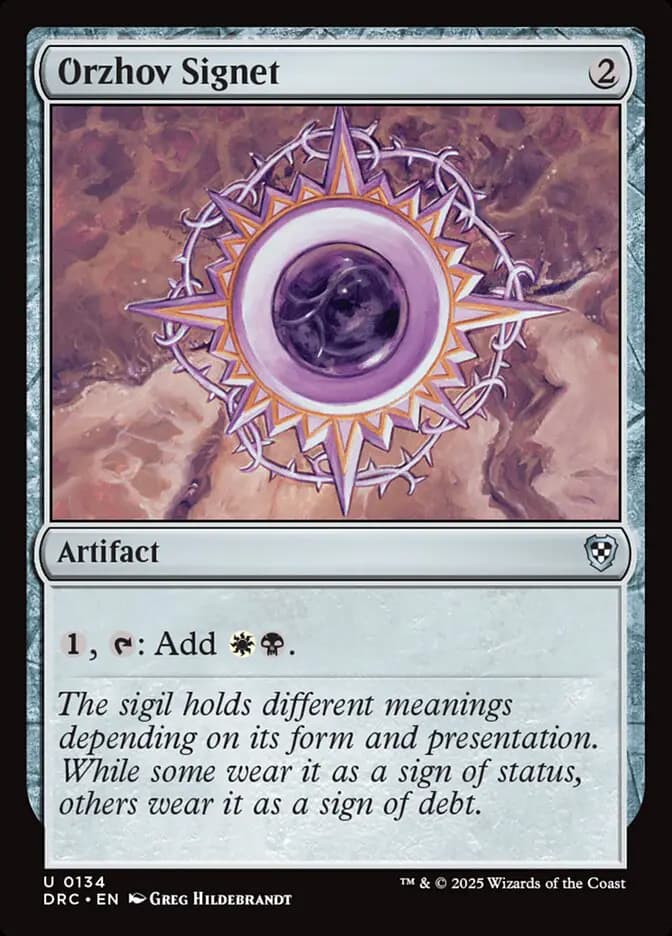 Card image of Orzhov Signet