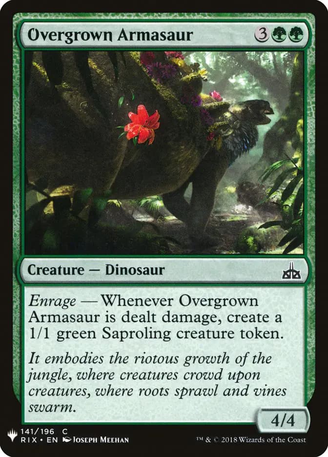 Card image of Overgrown Armasaur