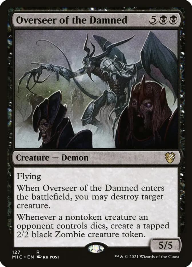 Card image of Overseer of the Damned