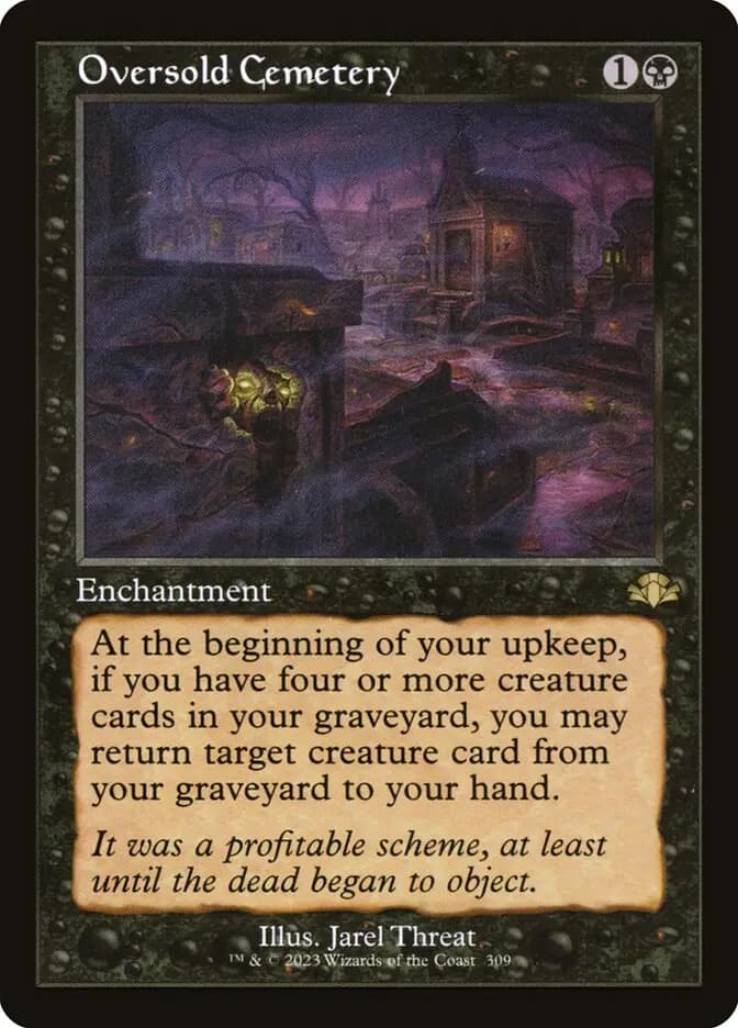 Card image of Oversold Cemetery