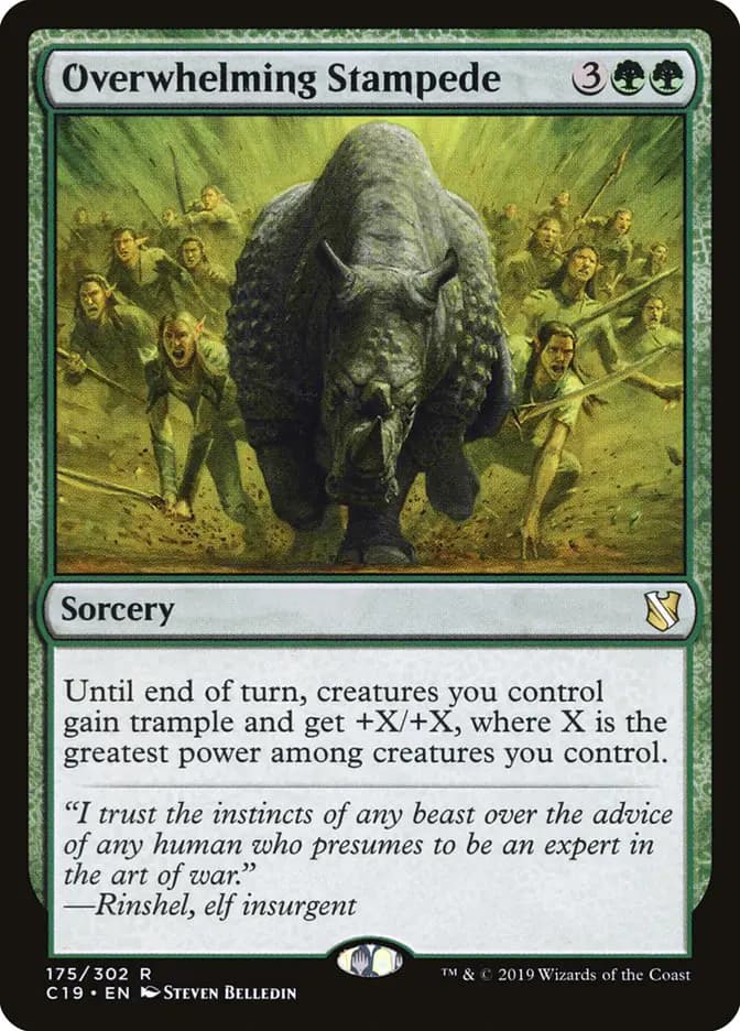 Card image of Overwhelming Stampede