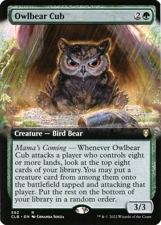 Card image of Owlbear Cub