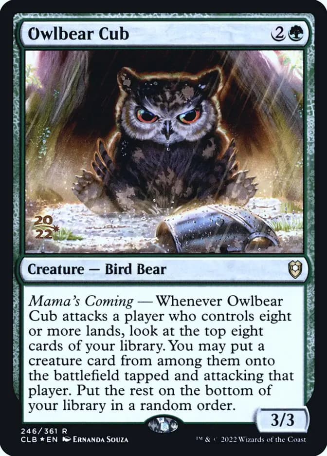 Card image of Owlbear Cub