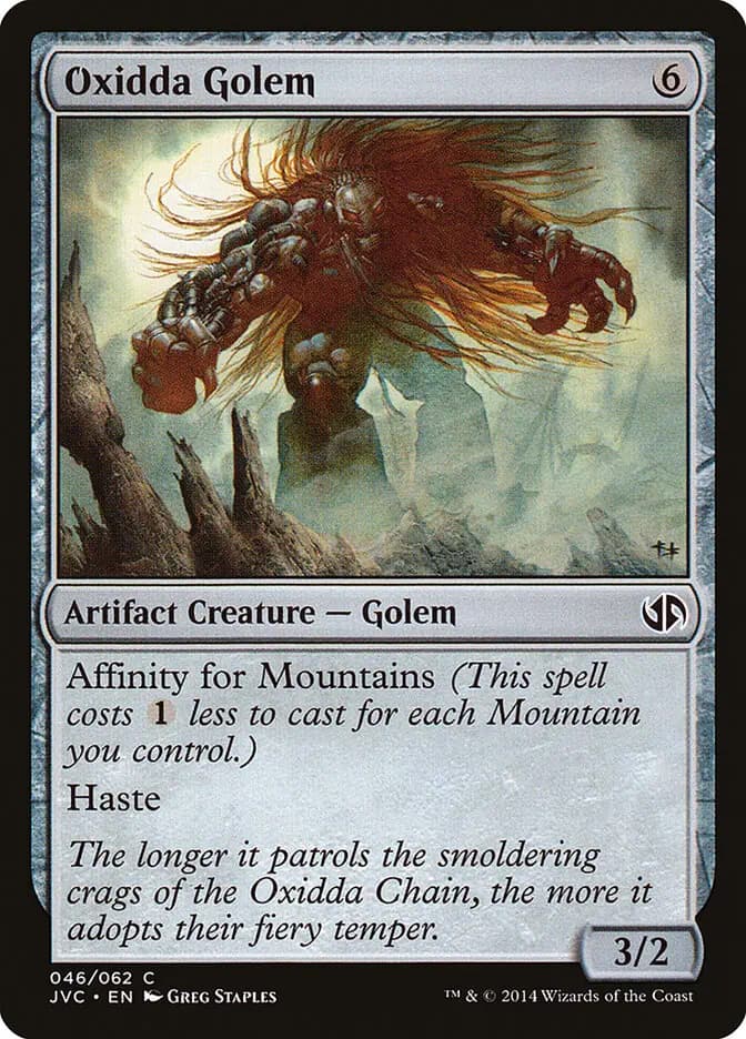 Card image of Oxidda Golem