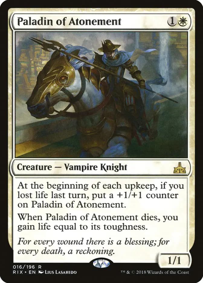 Card image of Paladin of Atonement