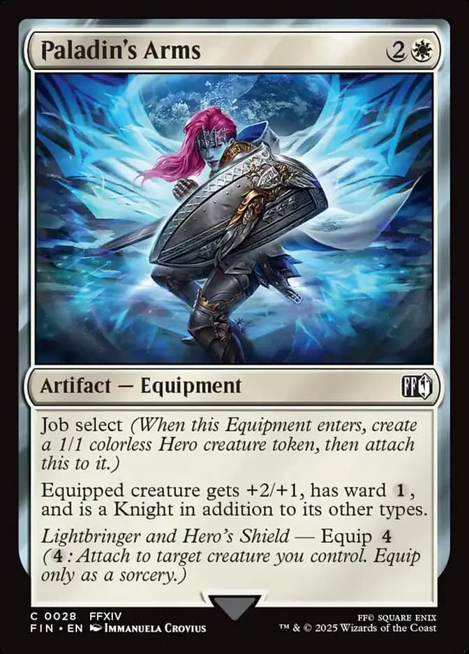 Card image of Paladin's Arms