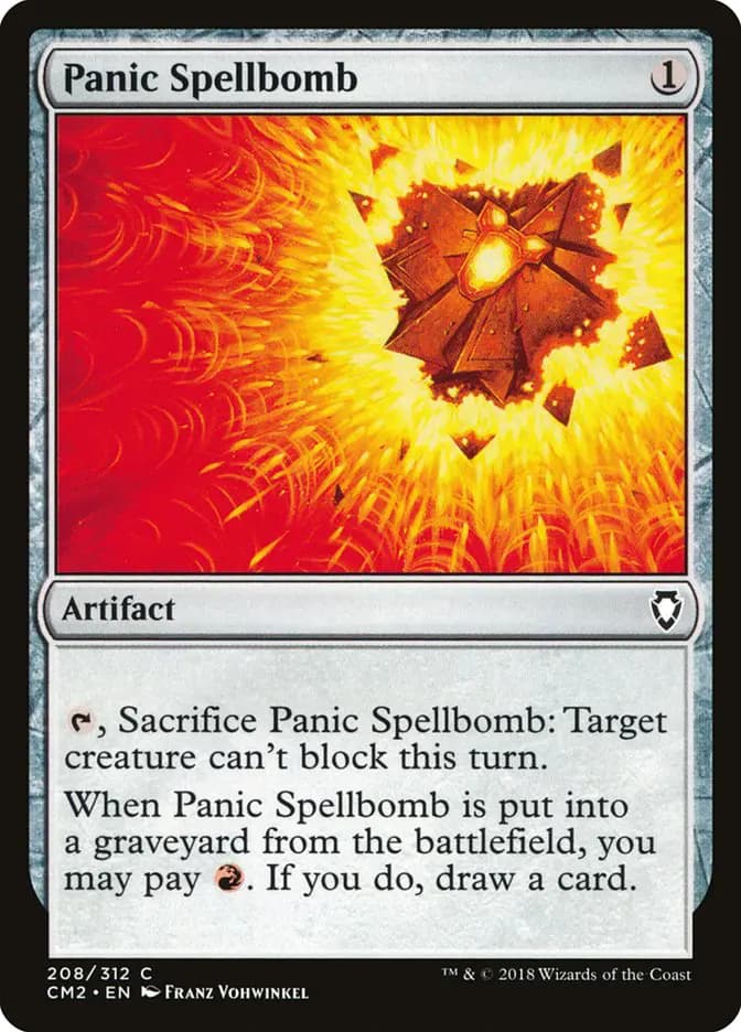 Card image of Panic Spellbomb