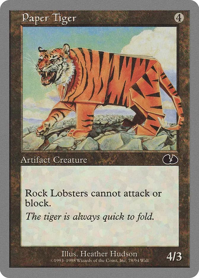 Card image of Paper Tiger