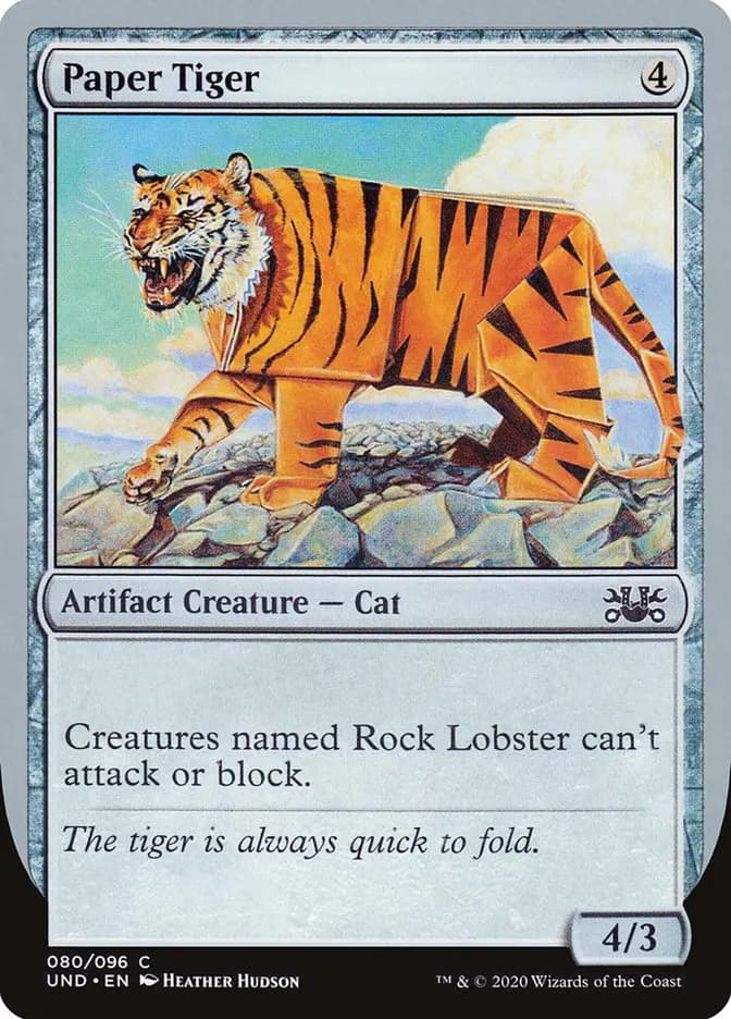 Card image of Paper Tiger