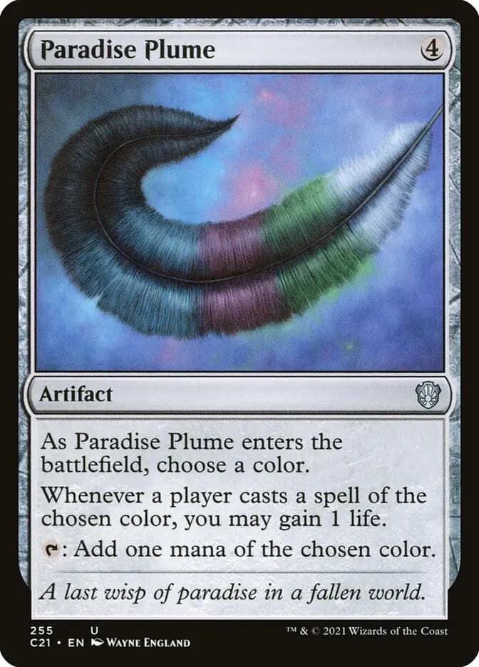 Card image of Paradise Plume
