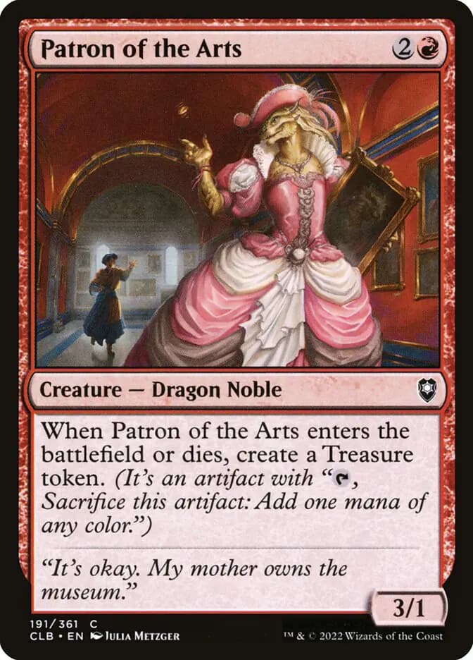 Card image of Patron of the Arts