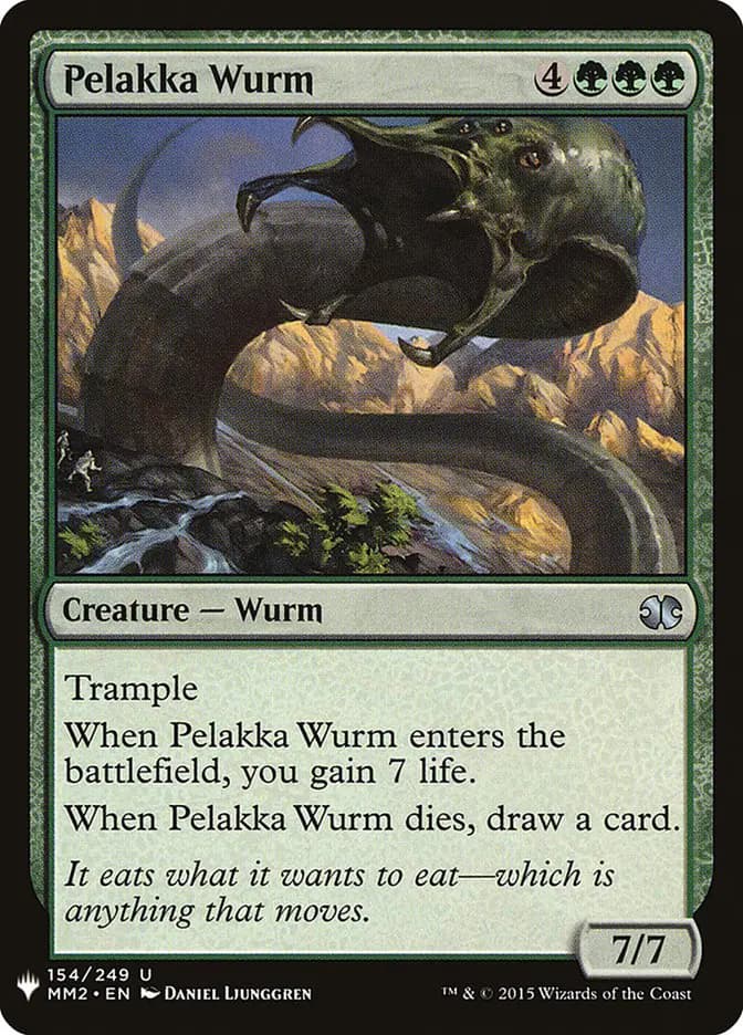 Card image of Pelakka Wurm
