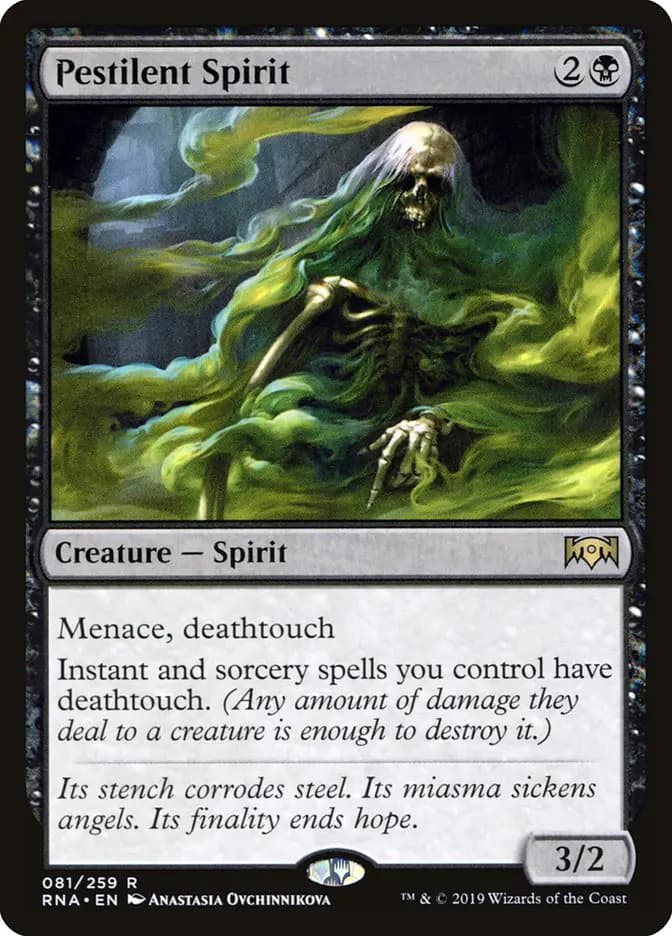 Card image of Pestilent Spirit