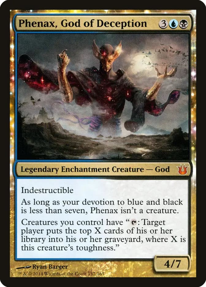 Card image of Phenax, God of Deception