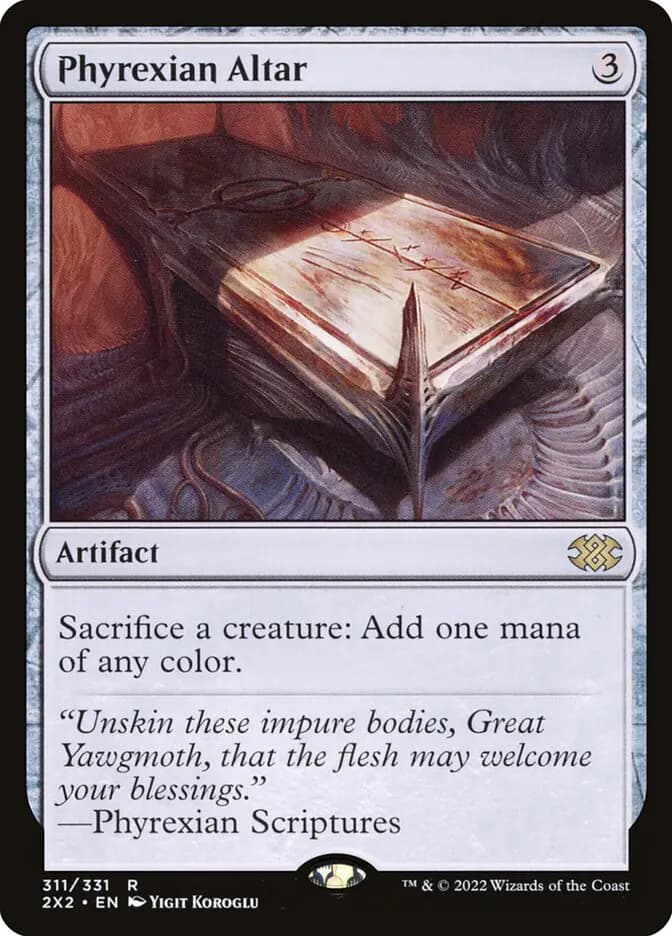 Card image of Phyrexian Altar