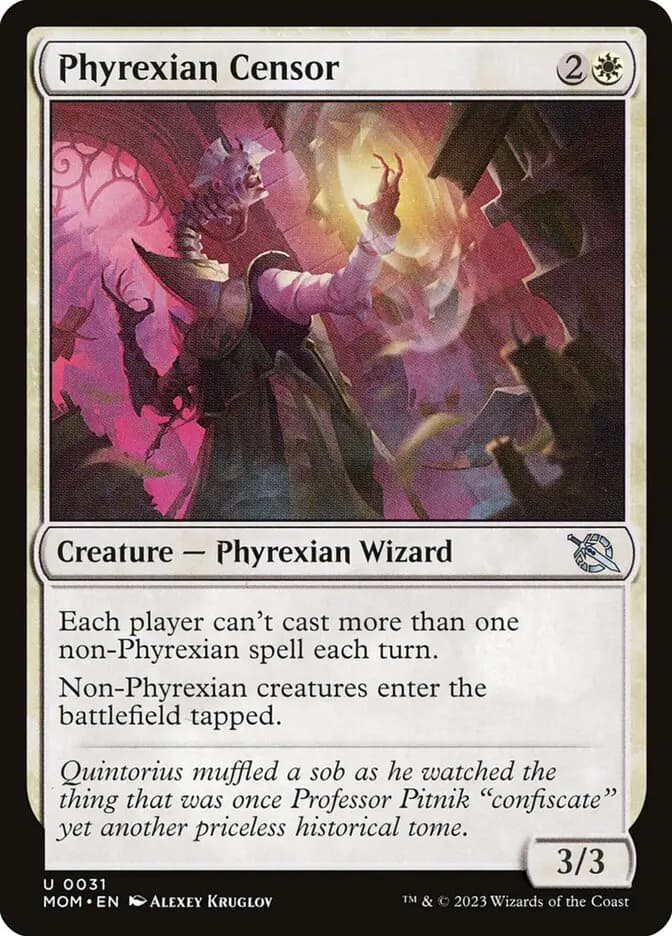 Card image of Phyrexian Censor