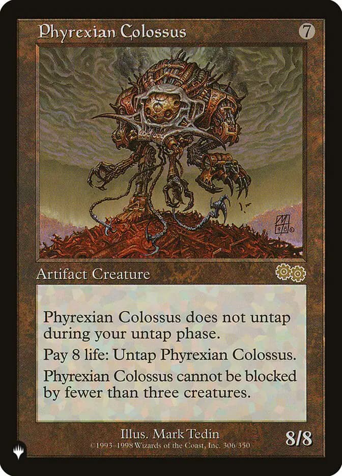 Card image of Phyrexian Colossus