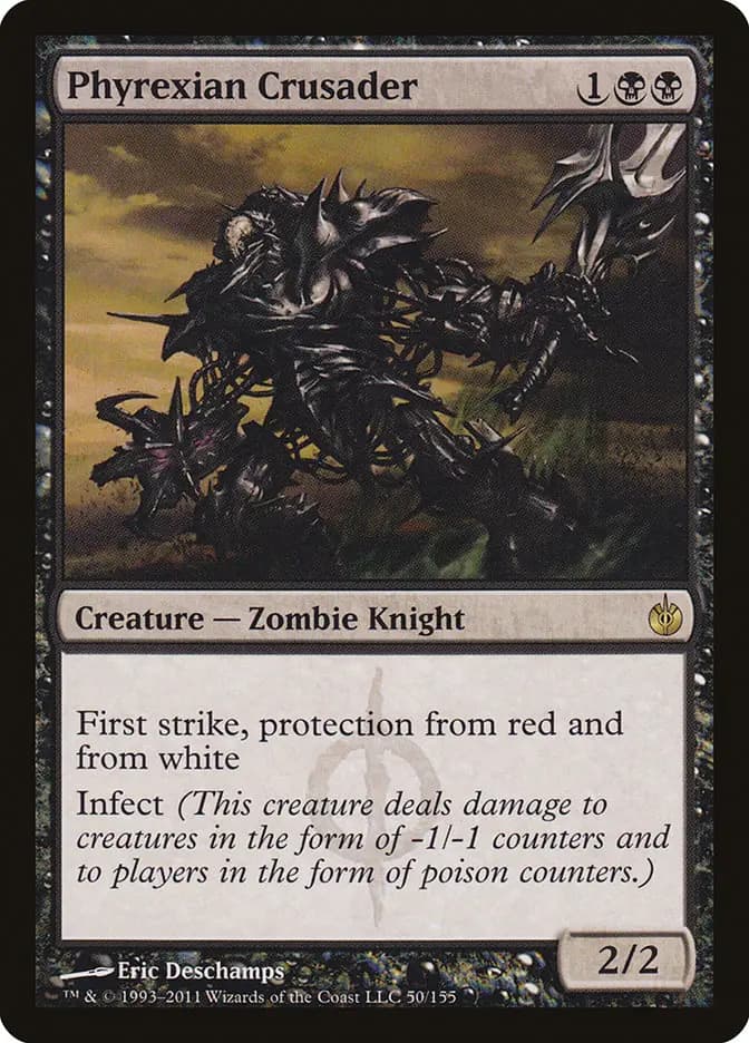 Card image of Phyrexian Crusader