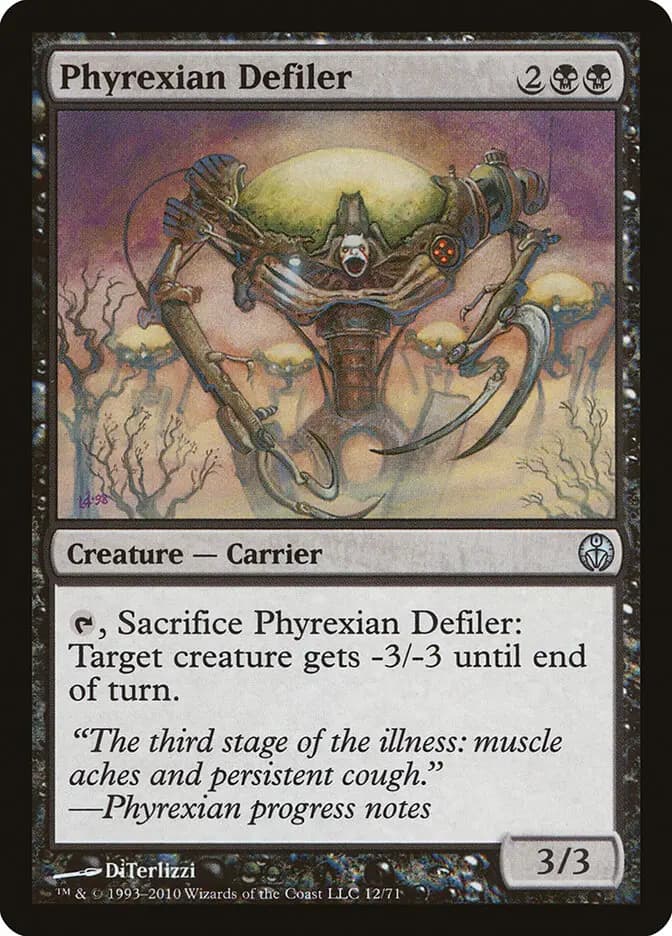 Card image of Phyrexian Defiler