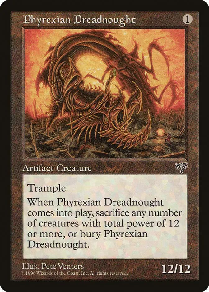 Card image of Phyrexian Dreadnought