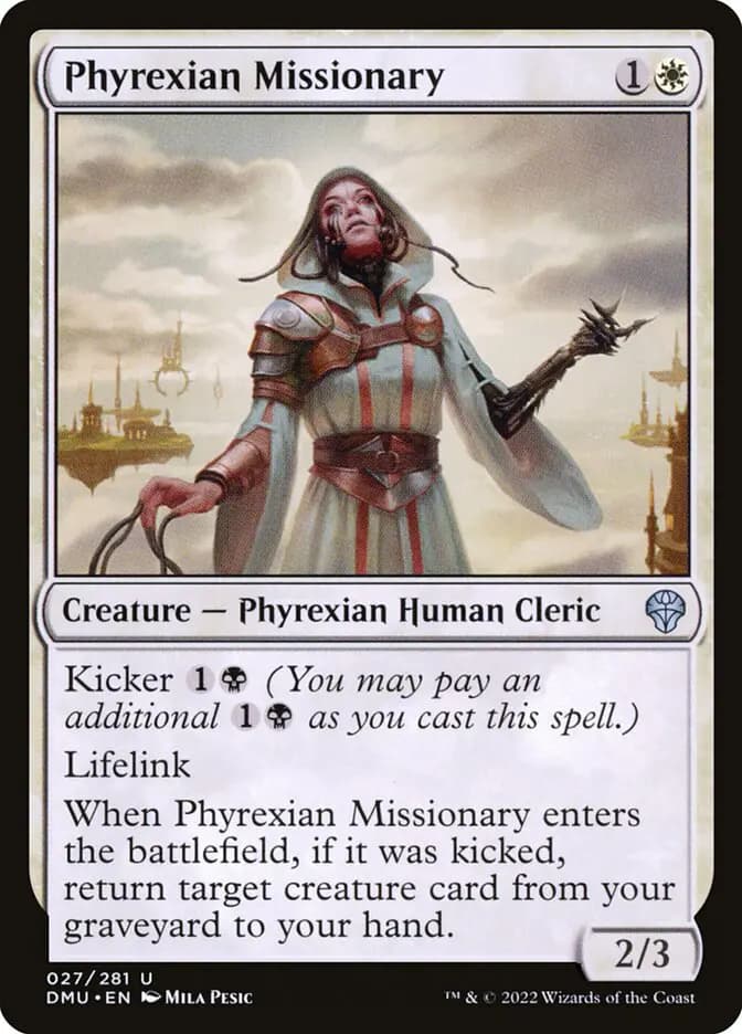 Card image of Phyrexian Missionary