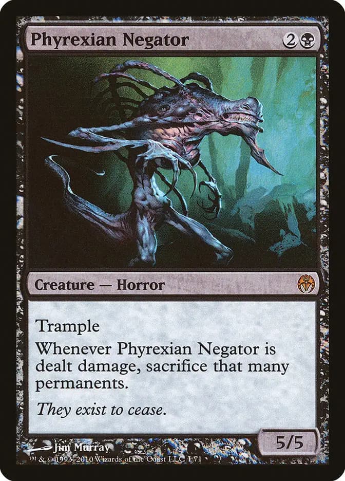 Card image of Phyrexian Negator