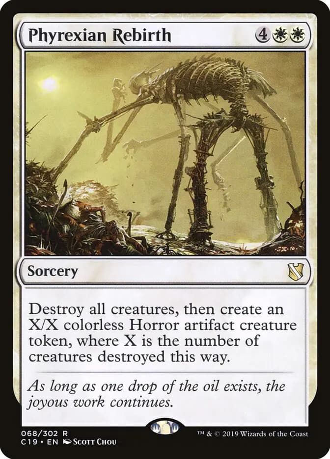 Card image of Phyrexian Rebirth