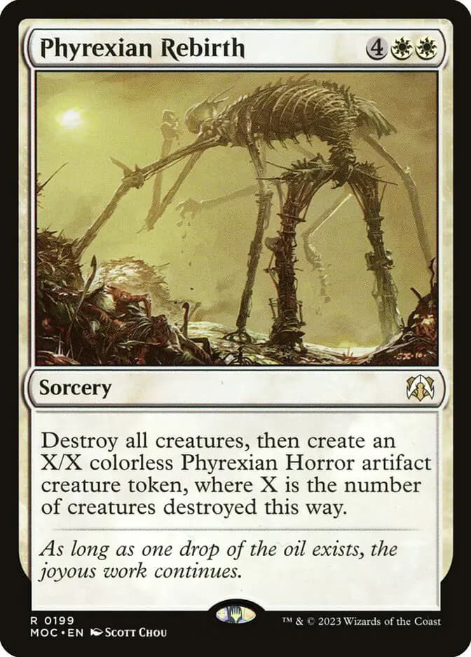 Card image of Phyrexian Rebirth