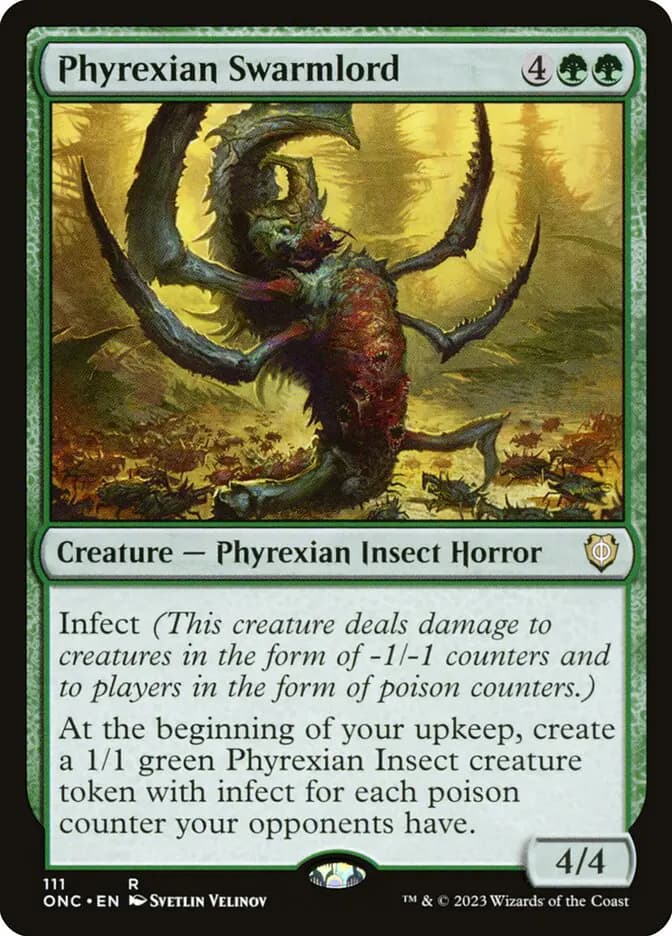 Card image of Phyrexian Swarmlord