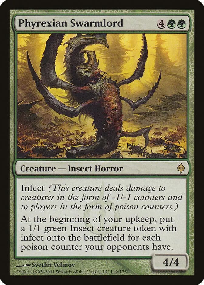 Card image of Phyrexian Swarmlord