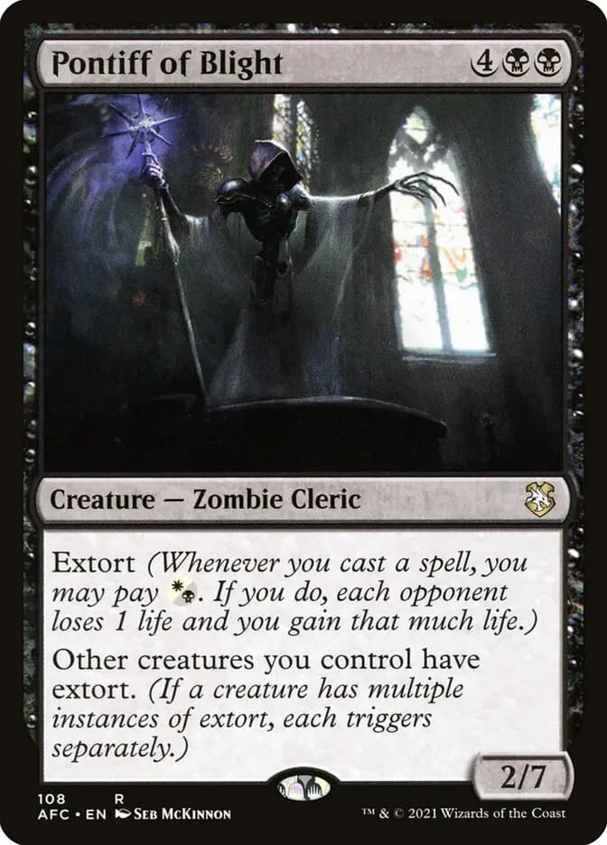 Card image of Pontiff of Blight