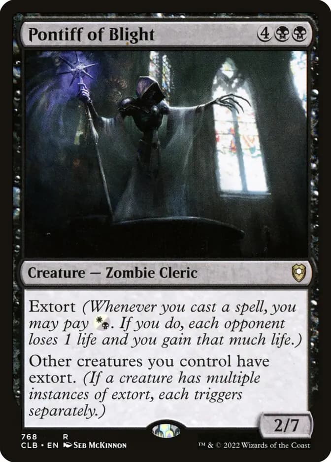 Card image of Pontiff of Blight
