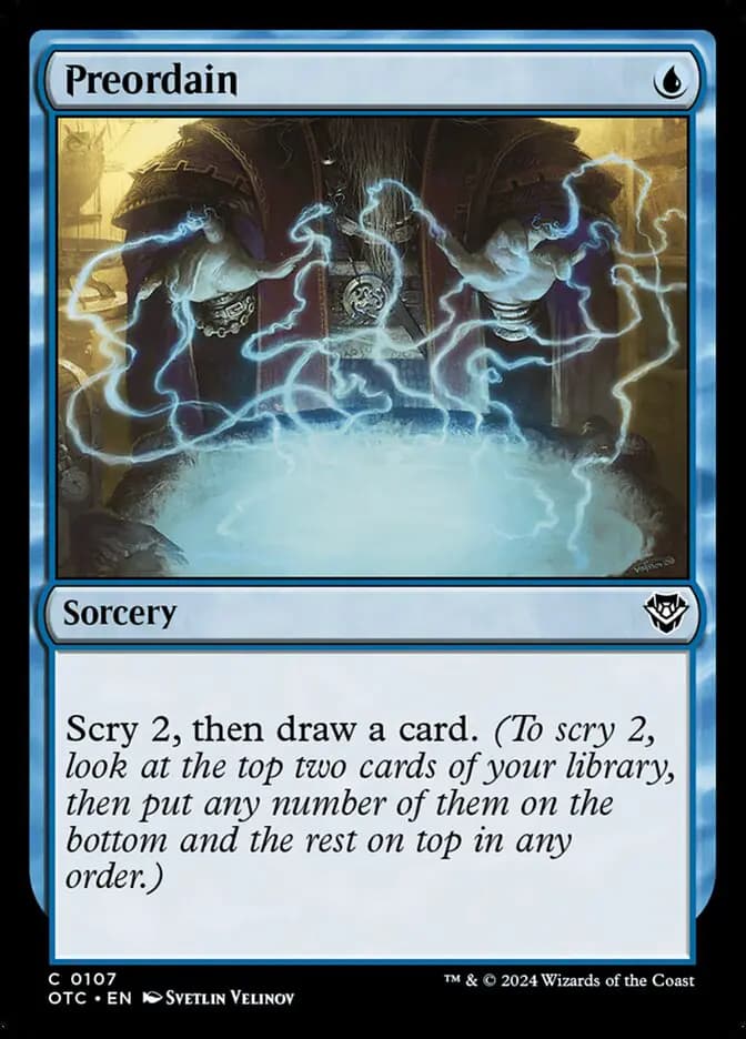 Card image of Preordain